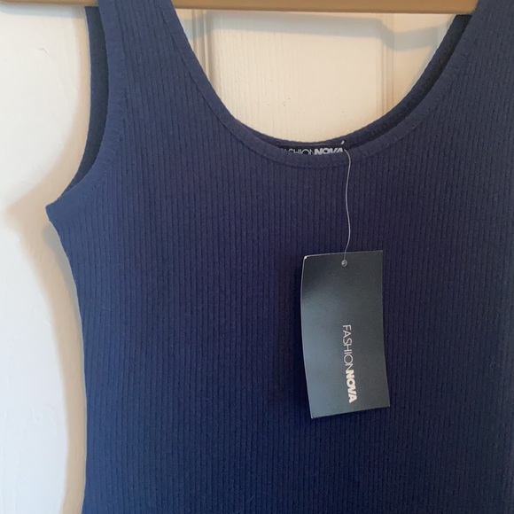 Nwt navy tank dress - Picture 2 of 2